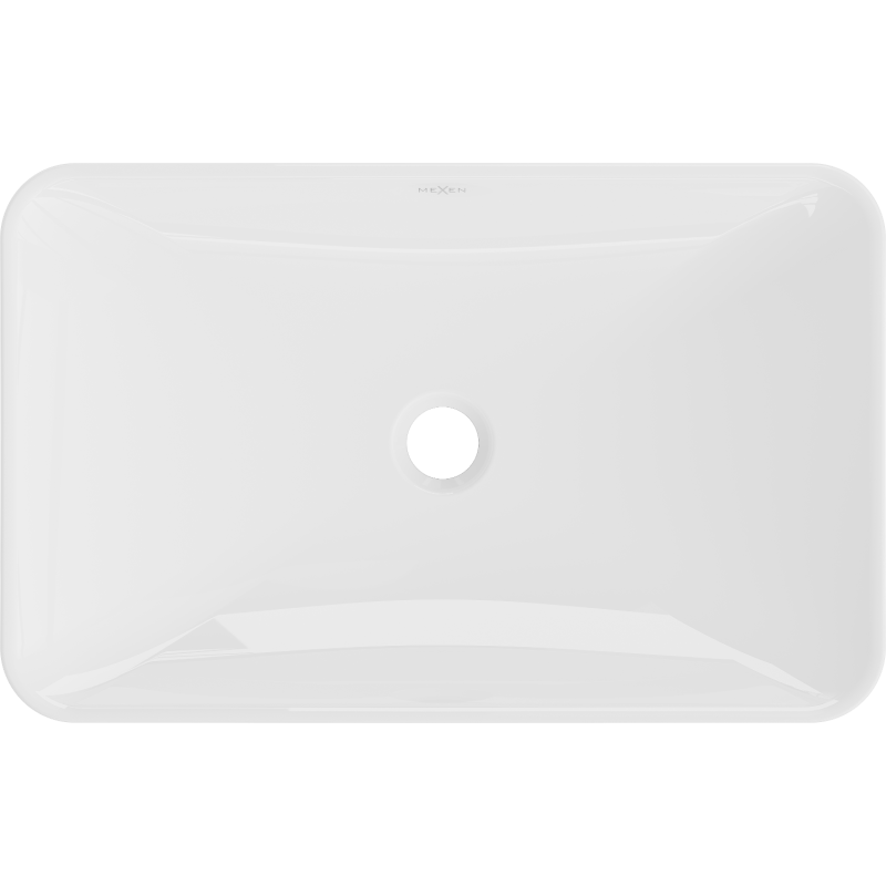 Mexen Avila umywalka nablatowa 58 x 37 cm, biała - 21115500