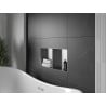 Mexen X-Wall-NR półka wnękowa bez kołnierza z półką 60 x 30 cm, inox - 1911603010S