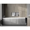 Mexen X-Wall-NR półka wnękowa bez kołnierza z półką 60 x 30 cm, inox - 1911603010S