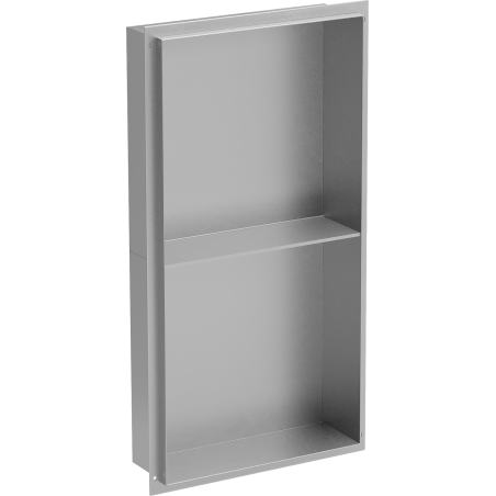 Mexen X-Wall-NR półka wnękowa bez kołnierza z półką 60 x 30 cm, inox - 1911603010S