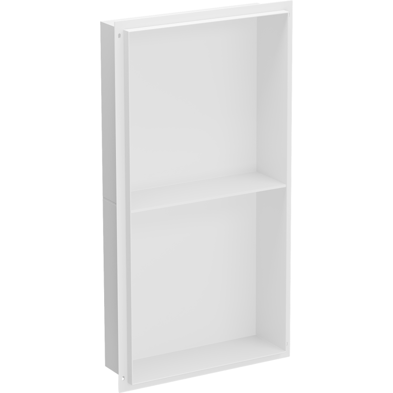 Mexen X-Wall-NR półka wnękowa bez kołnierza z półką 60 x 30 cm, biały - 1921603010S