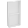 Mexen X-Wall-NR półka wnękowa bez kołnierza z półką 60 x 30 cm, biały - 1921603010S