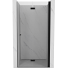 Mexen Mist-F drzwi prysznicowe składane prawe 90 cm, transparent, czarne - 8A6-090-000-70-00-P