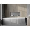 Mexen X-Wall-NR półka wnękowa bez kołnierza 75 x 30 cm, inox - 1911753010