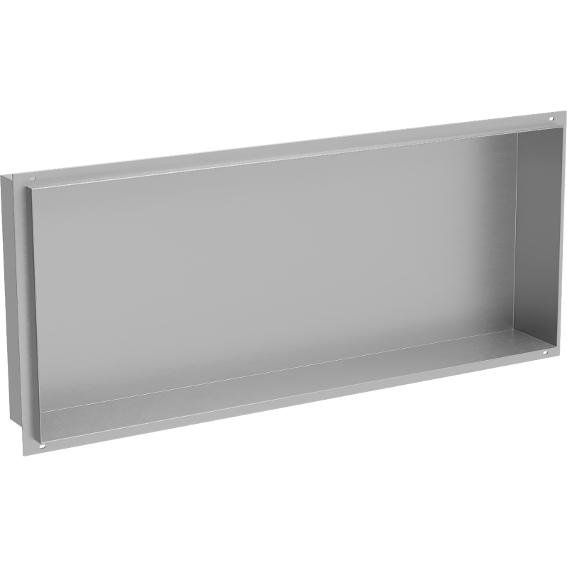 Mexen X-Wall-NR półka wnękowa bez kołnierza 75 x 30 cm, inox - 1911753010