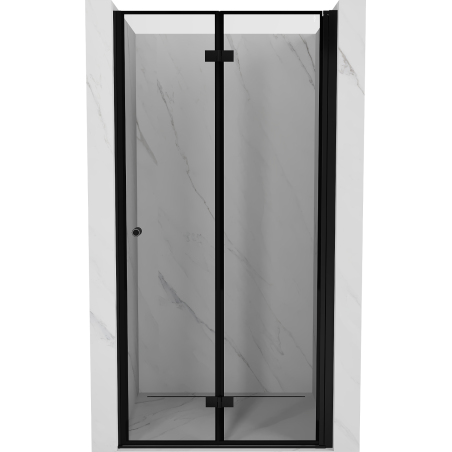 Mexen Mist-F drzwi prysznicowe składane prawe 70 cm, czarna ramka, czarne - 8A6-070-000-70-70-P