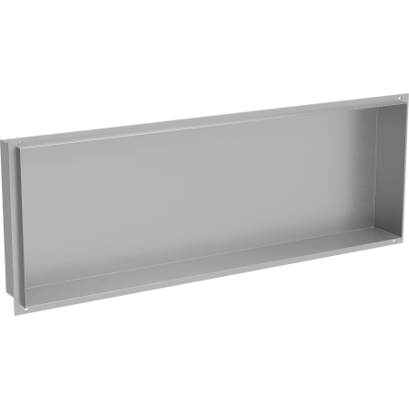 Mexen X-Wall-NR półka wnękowa bez kołnierza 90 x 30 cm, inox - 1911903010