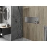 Mexen X-Wall-NR półka wnękowa bez kołnierza 90 x 30 cm, inox - 1911903010