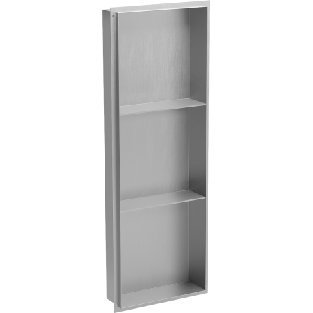 Mexen X-Wall-NR półka wnękowa bez kołnierza z półką 90 x 30 cm, inox - 1911903010S