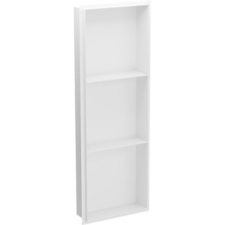 Mexen X-Wall-NR półka wnękowa bez kołnierza z półką 90 x 30 cm, biała - 1921903010S
