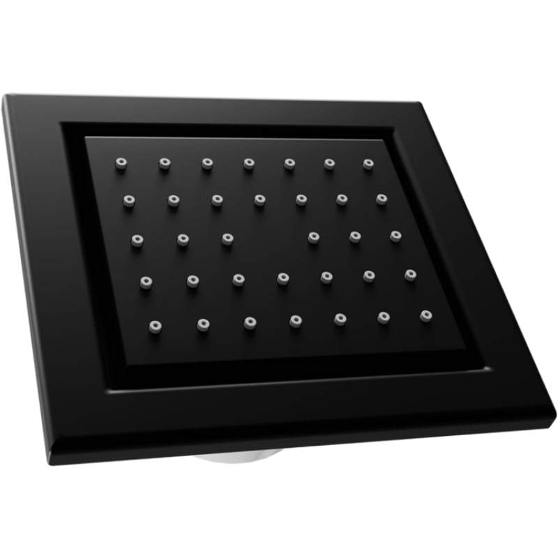 Mexen Cube dysza boczna podtynkowa, czarna - 79365-70