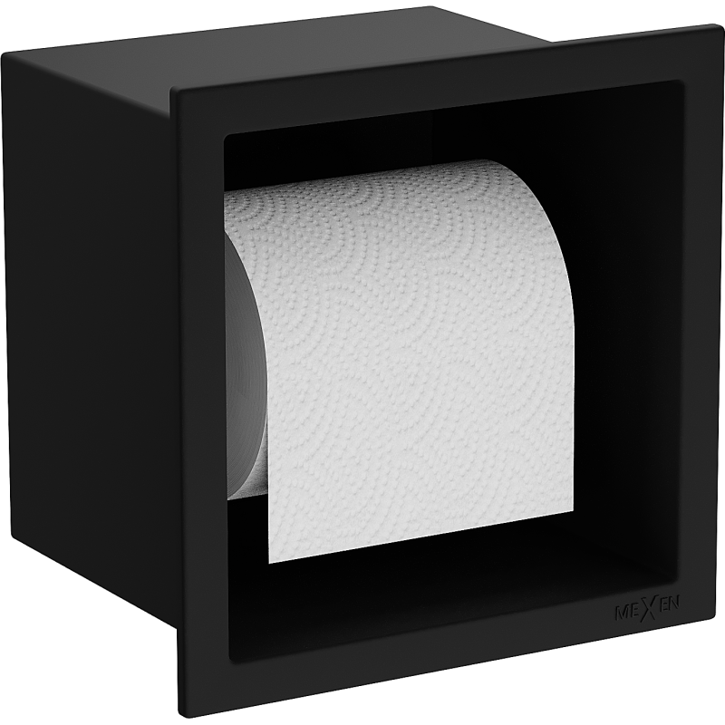 Mexen X-Wall-P uchwyt na papier toaletowy, czarny - 1973