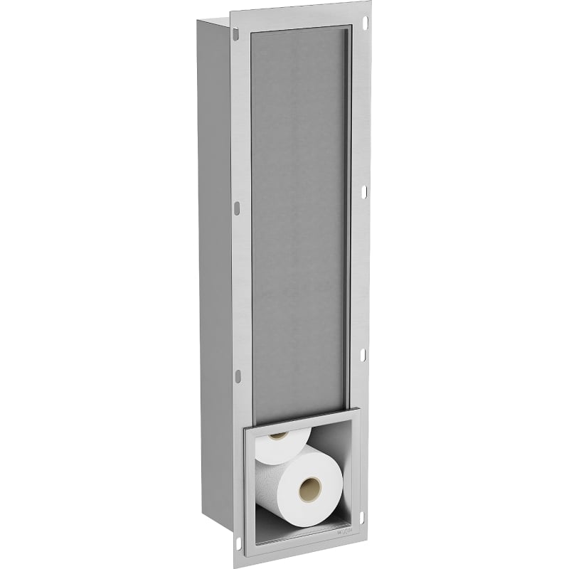 Mexen X-Wall-B magazynek na papier toaletowy, inox - 1915