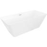 Mexen Velo Slim wanna wolnostojąca 170 x 75 cm, biała, przelew chrom - 52811707500-01