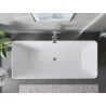 Mexen Velo Slim wanna wolnostojąca 170 x 75 cm, biała, przelew chrom - 52811707500-01
