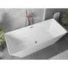 Mexen Velo Slim wanna wolnostojąca 170 x 75 cm, biała, przelew miedź szczotkowana - 52811707500-65