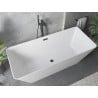 Mexen Velo Slim wanna wolnostojąca 170 x 75 cm, biała, przelew czarny - 52811707500-70