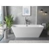 Mexen Velo Slim wanna wolnostojąca 170 x 75 cm, biała, przelew czarny - 52811707500-70