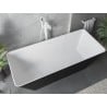 Mexen Velo Slim wanna wolnostojąca 170 x 75 cm, biała/czarna, przelew biały - 52811707575-20