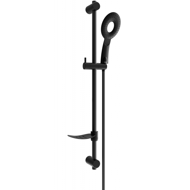 Mexen DF73 zestaw prysznicowy suwany, czarny - 785734582-70