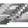 Mexen Tava wanna wolnostojąca ryflowana 170 x 75 cm, biała, przelew różowe złoto - 52851707500-60