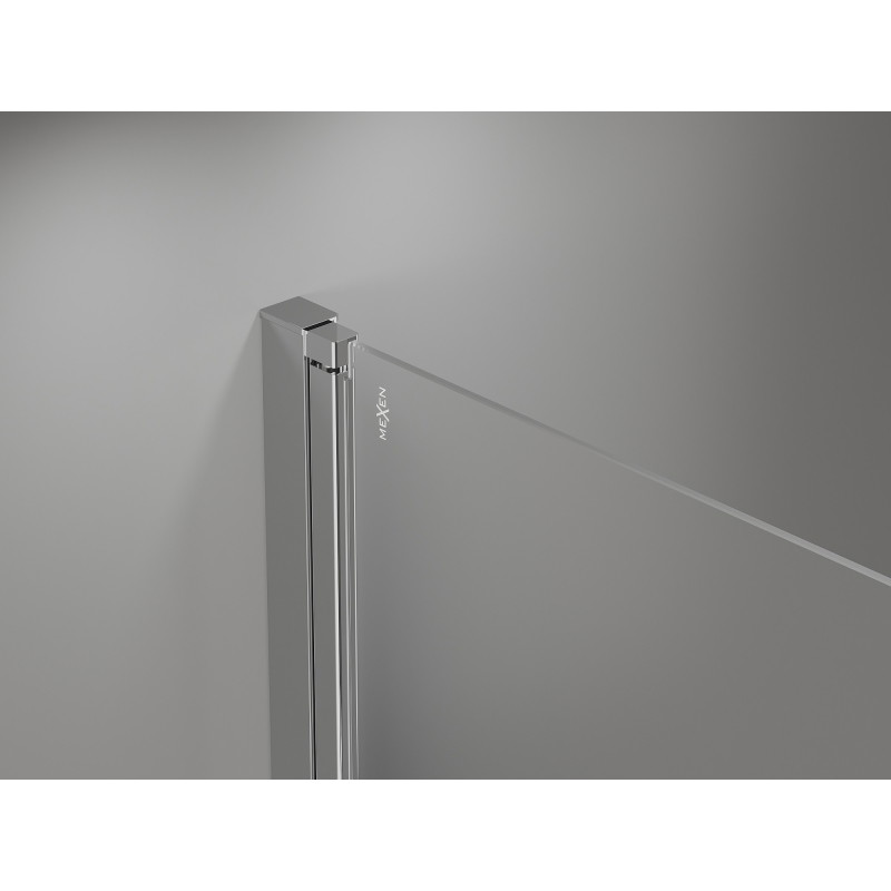 Mexen Mist-B drzwi prysznicowe uchylne 65 cm, transparent, chrom - 8A2-065-000-01-00