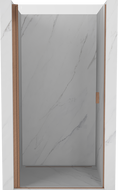 Mexen Mist-B drzwi prysznicowe uchylne 85 cm, transparent, miedź szczotkowana - 8A2-085-000-65-00