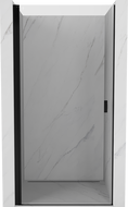 Mexen Mist-B drzwi prysznicowe uchylne 60 cm, transparent, czarne - 8A2-060-000-70-00