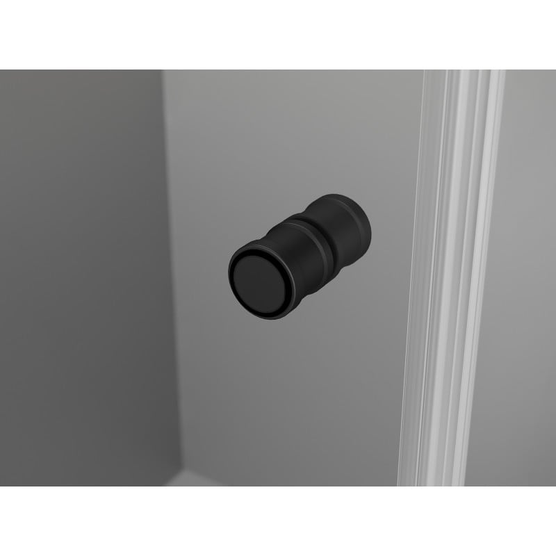 Mexen Mist-F kabina prysznicowa składana lewa 100 x 70 cm, transparent, czarna - 8A6T-100-070-70-00-L