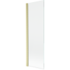 Mexen Mist parawan nawannowy 1-skrzydłowy 60 x 150 cm, transparent, złoty szczotkowany - 8A9-060-001-55-00
