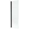 Mexen Mist parawan nawannowy 1-skrzydłowy 60 x 150 cm, transparent, czarny - 8A9-060-001-70-00