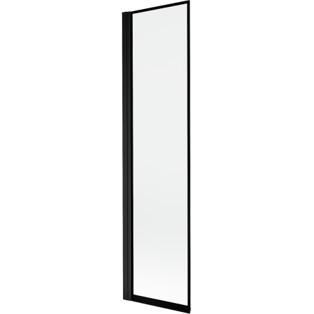 Mexen Mist parawan nawannowy 1-skrzydłowy lewy 50 x 150 cm, czarna ramka, czarny - 8A9-050-001-70-70-L