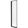 Mexen Mist parawan nawannowy 1-skrzydłowy lewy 50 x 150 cm, czarna ramka, czarny - 8A9-050-001-70-70-L