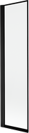 Mexen Mist parawan nawannowy 1-skrzydłowy lewy 50 x 150 cm, czarna ramka, czarny - 8A9-050-001-70-70-L