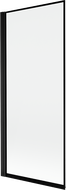 Mexen Mist parawan nawannowy 1-skrzydłowy lewy 80 x 150 cm, czarna ramka, czarny - 8A9-080-001-70-70-L