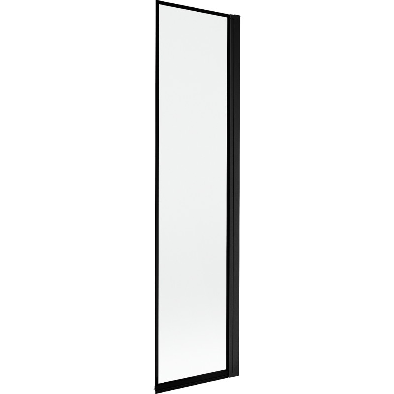 Mexen Mist parawan nawannowy 1-skrzydłowy prawy 50 x 150 cm, czarna ramka, czarny - 8A9-050-001-70-70-P