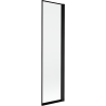 Mexen Mist parawan nawannowy 1-skrzydłowy prawy 50 x 150 cm, czarna ramka, czarny - 8A9-050-001-70-70-P