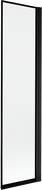 Mexen Mist parawan nawannowy 1-skrzydłowy prawy 50 x 150 cm, czarna ramka, czarny - 8A9-050-001-70-70-P