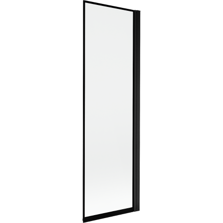 Mexen Mist parawan nawannowy 1-skrzydłowy prawy 60 x 150 cm, czarna ramka, czarny - 8A9-060-001-70-70-P
