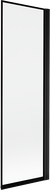 Mexen Mist parawan nawannowy 1-skrzydłowy prawy 60 x 150 cm, czarna ramka, czarny - 8A9-060-001-70-70-P