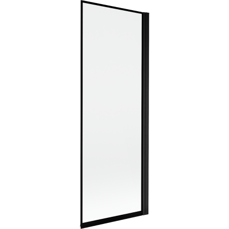 Mexen Mist parawan nawannowy 1-skrzydłowy prawy 70 x 150 cm, czarna ramka, czarny - 8A9-070-001-70-70-P