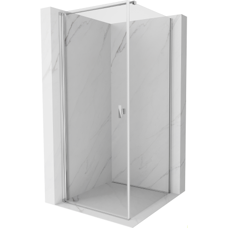 Mexen Mist-B kabina prysznicowa uchylna 85 x 85 cm, transparent, chrom - 8A2T-085-085-01-00