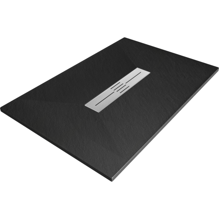 Mexen Toro brodzik prostokątny SMC 130 x 70 cm, czarny - 43707013