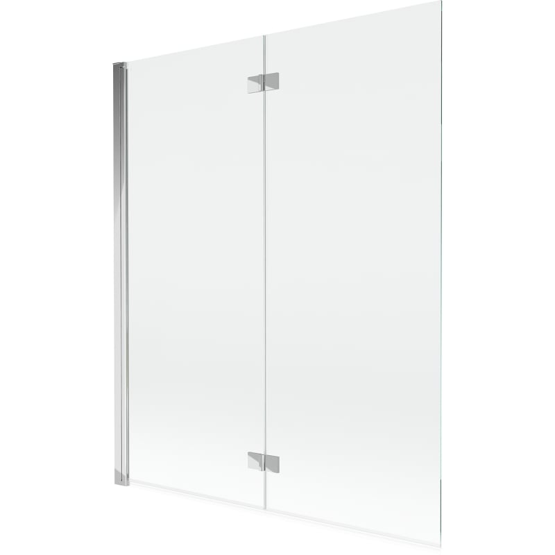 Mexen Mist parawan nawannowy 2-skrzydłowy lewy 140 x 150 cm, transparent, chrom - 8A9-140-002-01-00-L