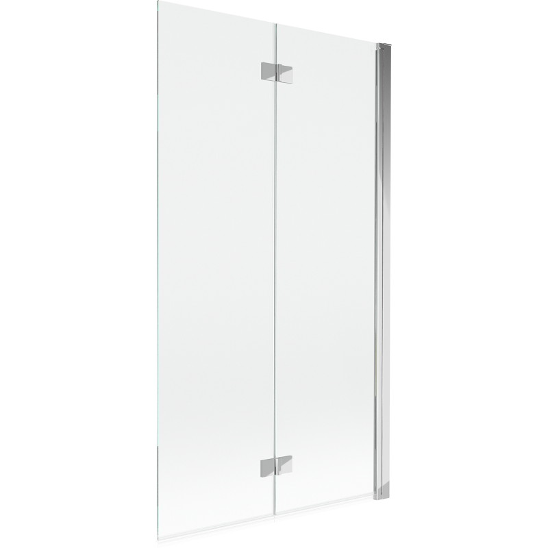 Mexen Mist parawan nawannowy 2-skrzydłowy prawy 100 x 150 cm, transparent, chrom - 8A9-100-002-01-00-P