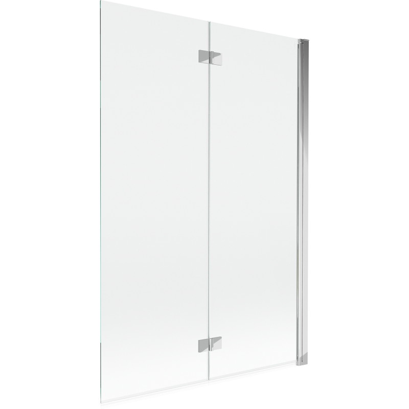 Mexen Mist parawan nawannowy 2-skrzydłowy prawy 120 x 150 cm, transparent, chrom - 8A9-120-002-01-00-P