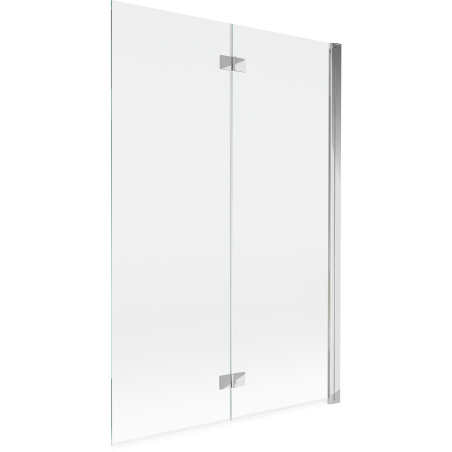 Mexen Mist parawan nawannowy 2-skrzydłowy prawy 120 x 150 cm, transparent, chrom - 8A9-120-002-01-00-P