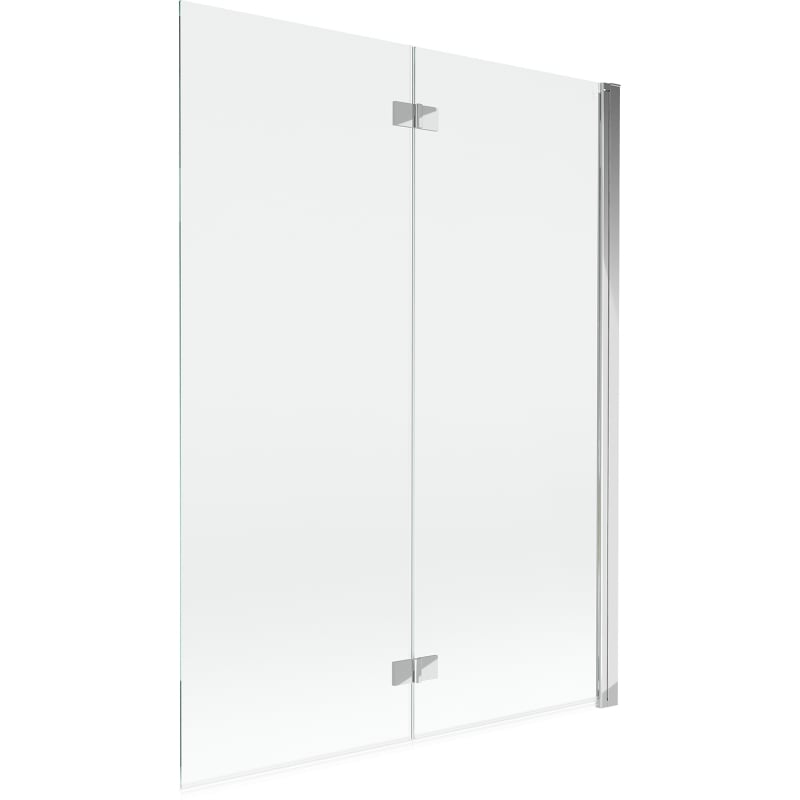 Mexen Mist parawan nawannowy 2-skrzydłowy prawy 130 x 150 cm, transparent, chrom - 8A9-130-002-01-00-P
