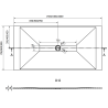 Mexen Toro brodzik prostokątny SMC 180 x 90 cm, czarny - 43709018