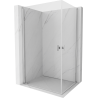 Mexen Mist-B Duo kabina prysznicowa uchylna 90 x 70 cm, transparent, chrom - 8A2-090-070-01-00
